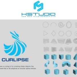 3d-kstudio Curlipse 1.0.33.23 for 3ds Max 2017 – 2024 Free Download